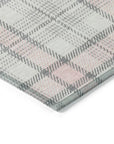 LOOMLAN Rugs Zinara Pink Washable Indoor-Outdoor Rug