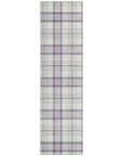LOOMLAN Rugs Zinara Purple Washable Indoor-Outdoor Rug