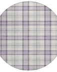 LOOMLAN Rugs Zinara Purple Washable Indoor-Outdoor Rug
