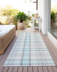 LOOMLAN Rugs Zinara Sky Washable Indoor-Outdoor Rug