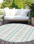 LOOMLAN Rugs Zinara Sky Washable Indoor-Outdoor Rug