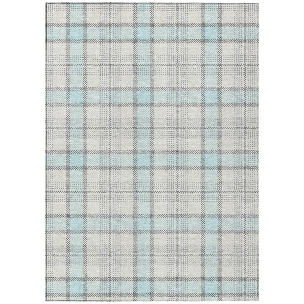 LOOMLAN Rugs Zinara Sky Washable Indoor-Outdoor Rug
