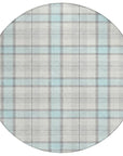 LOOMLAN Rugs Zinara Sky Washable Indoor-Outdoor Rug