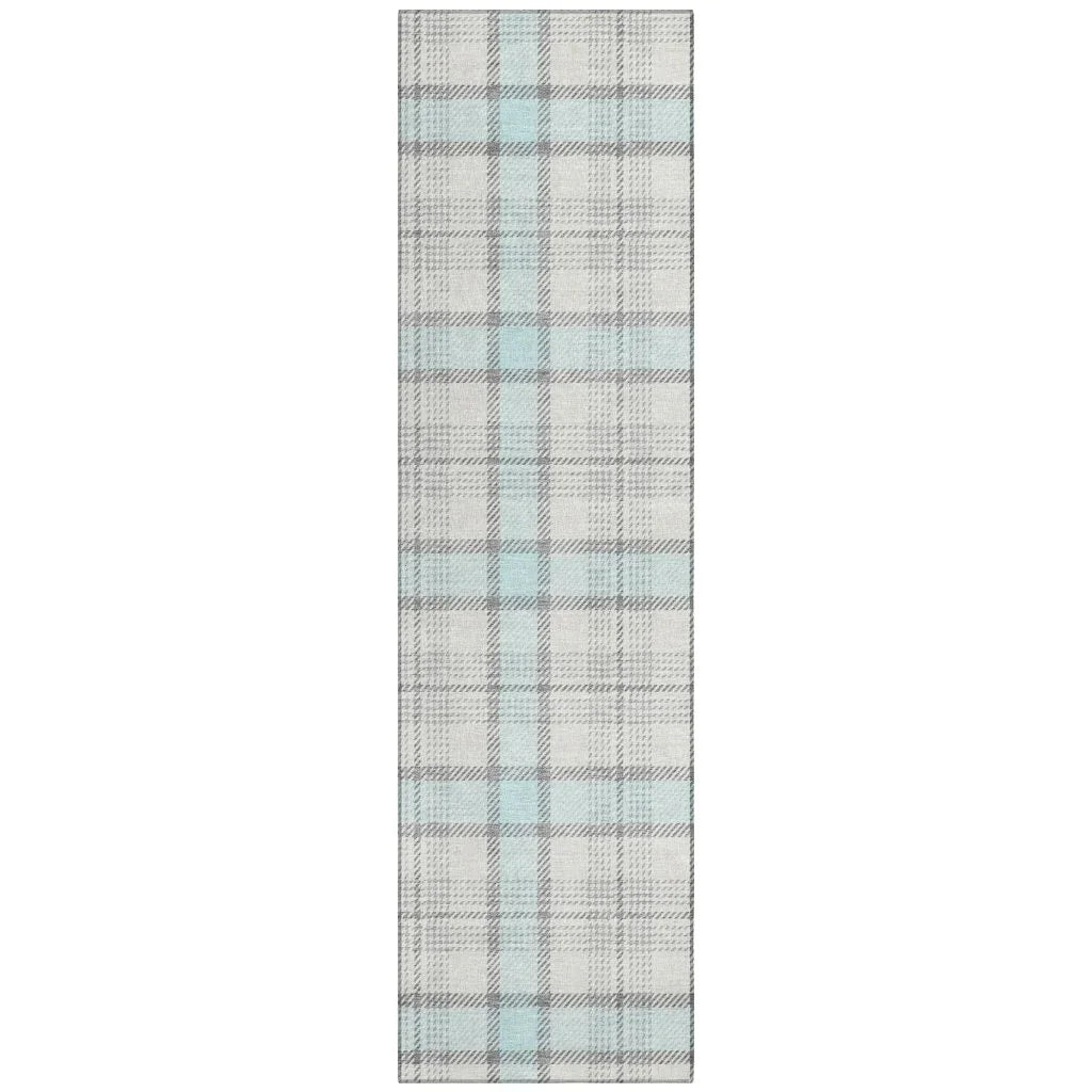 LOOMLAN Rugs Zinara Sky Washable Indoor-Outdoor Rug
