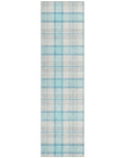 LOOMLAN Rugs Zinara Teal Washable Indoor-Outdoor Rug