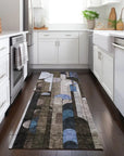 LOOMLAN Rugs Ziva Brown Washable Indoor-Outdoor Rug