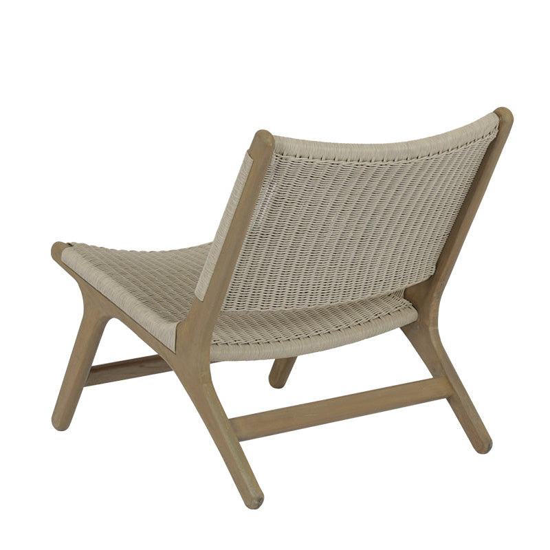 Coastal Teak Outdoor Accent Chair