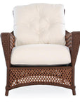 LOOMLAN Outdoor - Grand Traverse Lounge Chair With Sunbrella Cushions Lloyd Flanders - Outdoor Lounge Chairs