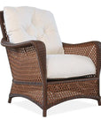 LOOMLAN Outdoor - Grand Traverse Lounge Chair With Sunbrella Cushions Lloyd Flanders - Outdoor Lounge Chairs