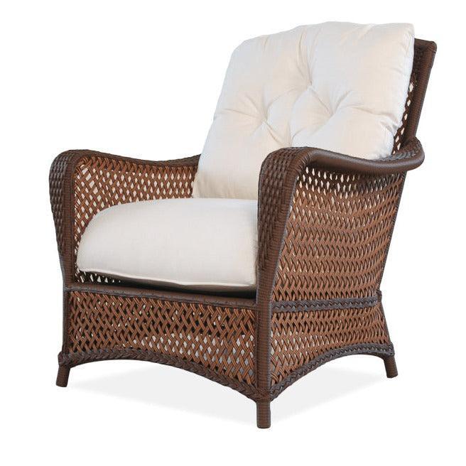 LOOMLAN Outdoor - Grand Traverse Lounge Chair With Sunbrella Cushions Lloyd Flanders - Outdoor Lounge Chairs