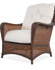 LOOMLAN Outdoor - Grand Traverse Lounge Chair With Sunbrella Cushions Lloyd Flanders - Outdoor Lounge Chairs