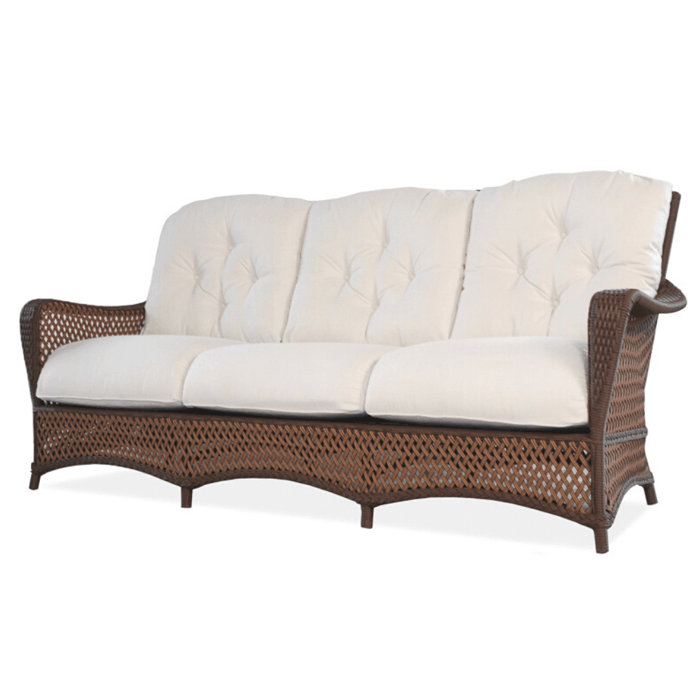 LOOMLAN Outdoor - Grand Traverse Patio Deep Seating Sofa With Sunbrella Cushions - Outdoor Sofas &amp; Loveseats