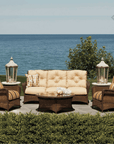 LOOMLAN Outdoor - Grand Traverse Patio Deep Seating Sofa With Sunbrella Cushions - Outdoor Sofas & Loveseats