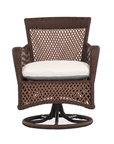 LOOMLAN Outdoor - Grand Traverse Patio Swivel Dining Armchair With Sunbrella Cushions - Outdoor Dining Chairs