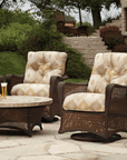 LOOMLAN Outdoor - Grand Traverse Patio Swivel Glider Chair Replacement Cushions - Outdoor Replacement Cushions