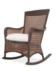 LOOMLAN Outdoor - Grand Traverse Porch Rocker With Sunbrella Cushions Lloyd Flanders - Outdoor Accent Chairs