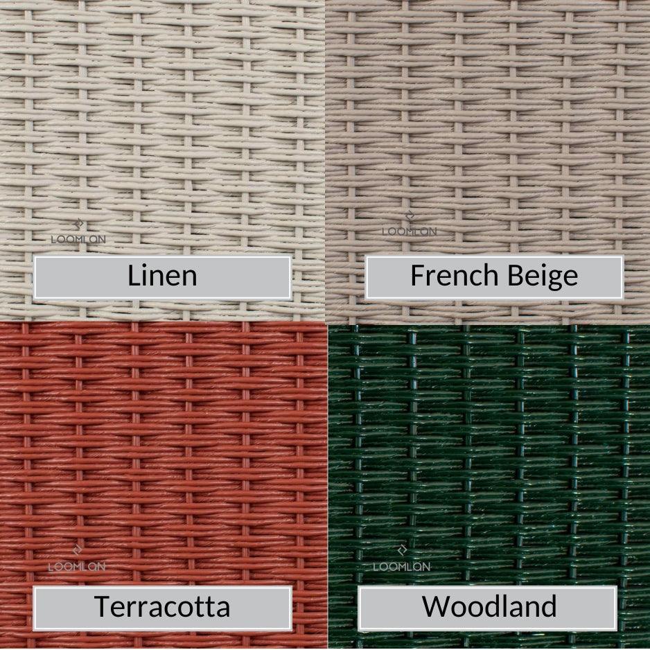 LOOMLAN Outdoor - Hamptons All-Weather 3 Seater Sofa Wicker Outdoor Furniture Lloyd Flanders - Outdoor Sofas &amp; Loveseats