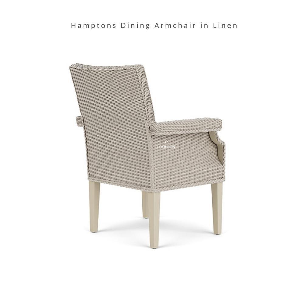 LOOMLAN Outdoor - Hamptons Outdoor Furniture Wicker Dining Armchair Lloyd Flanders - Outdoor Dining Chairs