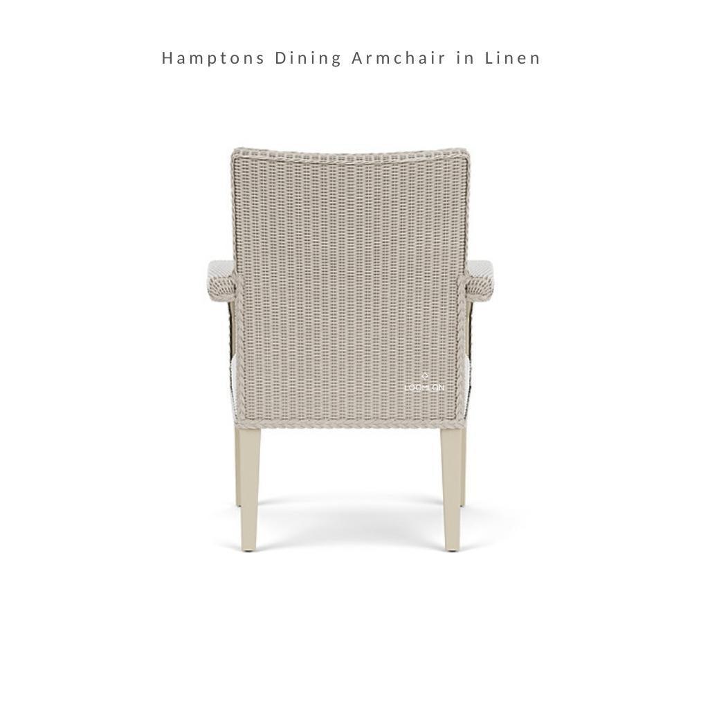 LOOMLAN Outdoor - Hamptons Outdoor Furniture Wicker Dining Armchair Lloyd Flanders - Outdoor Dining Chairs