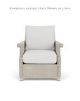 LOOMLAN Outdoor - Hamptons Outdoor Wicker 4 Lounge Chair Set With 2 Side Tables - Outdoor Lounge Sets