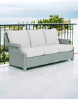 LOOMLAN Outdoor - Hamptons Outdoor Wicker 6 PC Sofa Set With Chairs and Tables - Outdoor Lounge Sets