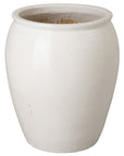 Tall Round Ceramic Planter
