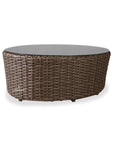 LOOMLAN Outdoor - Largo 48" Oval Cocktail Table All Weather Wicker Furniture Lloyd Flanders - Outdoor Coffee Tables