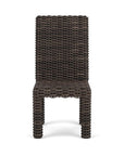 LOOMLAN Outdoor - Largo Armless Dining Chair All Weather Wicker Furniture Made in USA - Outdoor Dining Chairs