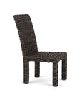 LOOMLAN Outdoor - Largo Armless Dining Chair All Weather Wicker Furniture Made in USA - Outdoor Dining Chairs