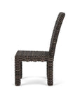 LOOMLAN Outdoor - Largo Armless Dining Chair All Weather Wicker Furniture Made in USA - Outdoor Dining Chairs