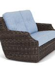 LOOMLAN Outdoor - Largo Loveseat All Weather Wicker Furniture Made in USA Lloyd Flanders - Outdoor Sofas & Loveseats