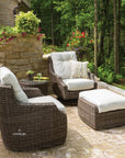 LOOMLAN Outdoor - Largo Loveseat All Weather Wicker Furniture Made in USA Lloyd Flanders - Outdoor Sofas & Loveseats