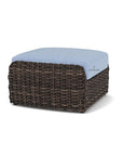 LOOMLAN Outdoor - Largo Ottoman All Weather Wicker Furniture Made in USA Lloyd Flanders - Outdoor Ottomans