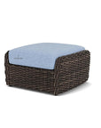 LOOMLAN Outdoor - Largo Ottoman All Weather Wicker Furniture Made in USA Lloyd Flanders - Outdoor Ottomans