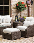 LOOMLAN Outdoor - Largo Sofa All Weather Wicker Furniture Made in USA Lloyd Flanders - Outdoor Sofas & Loveseats