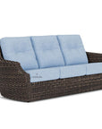 LOOMLAN Outdoor - Largo Sofa All Weather Wicker Furniture Made in USA Lloyd Flanders - Outdoor Sofas & Loveseats