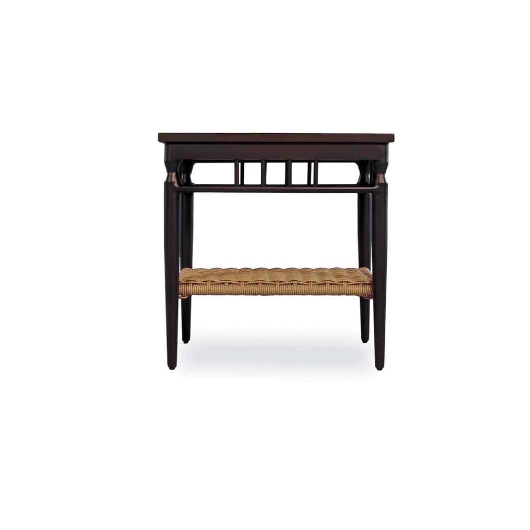 LOOMLAN Outdoor - Low Country 24" Rectangular End Table Premium Wicker Furniture - Outdoor Side Tables