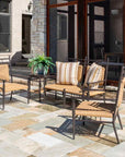 LOOMLAN Outdoor - Low Country Cushionless Settee Premium Wicker Furniture Lloyd Flanders - Outdoor Lounge Sets