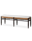 LOOMLAN Outdoor - Low Country Dining Bench Premium Wicker Furniture Lloyd Flanders - Outdoor Benches