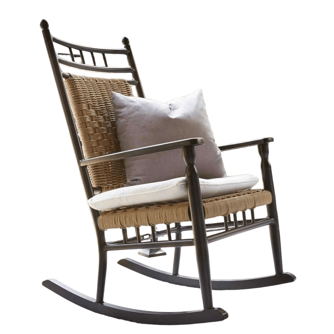 LOOMLAN Outdoor - Low Country Outdoor Replacement Cushions For Porch Rocker Lloyd Flanders - Outdoor Replacement Cushions