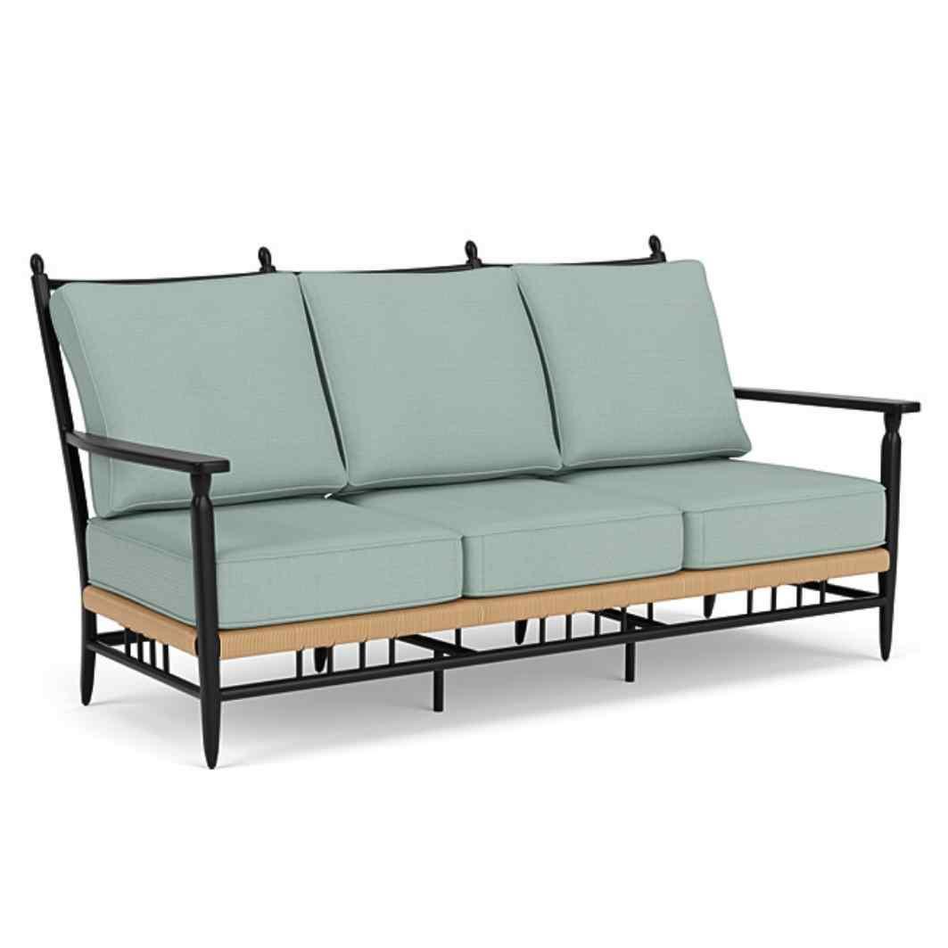 LOOMLAN Outdoor - Low Country Sofa Premium Wicker Furniture Lloyd Flanders - Outdoor Sofas &amp; Loveseats