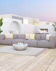 LOOMLAN Outdoor - Luanda Middle Chair Gray - Outdoor Modulars