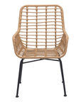 LOOMLAN Outdoor - Lyon Dining Chair (Set of 2) Natural - Outdoor Dining Chairs