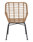 LOOMLAN Outdoor - Lyon Dining Chair (Set of 2) Natural - Outdoor Dining Chairs