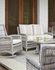 LOOMLAN Outdoor - Mackinac Rectangular Wicker Patio Coffee Table Lloyd Flanders - Outdoor Coffee Tables