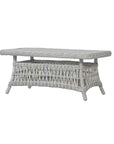 LOOMLAN Outdoor - Mackinac Rectangular Wicker Patio Coffee Table Lloyd Flanders - Outdoor Coffee Tables