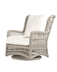 LOOMLAN Outdoor - Mackinac Wicker Outdoor Swivel Glider Lounge Chair - High Back - Outdoor Lounge Chairs