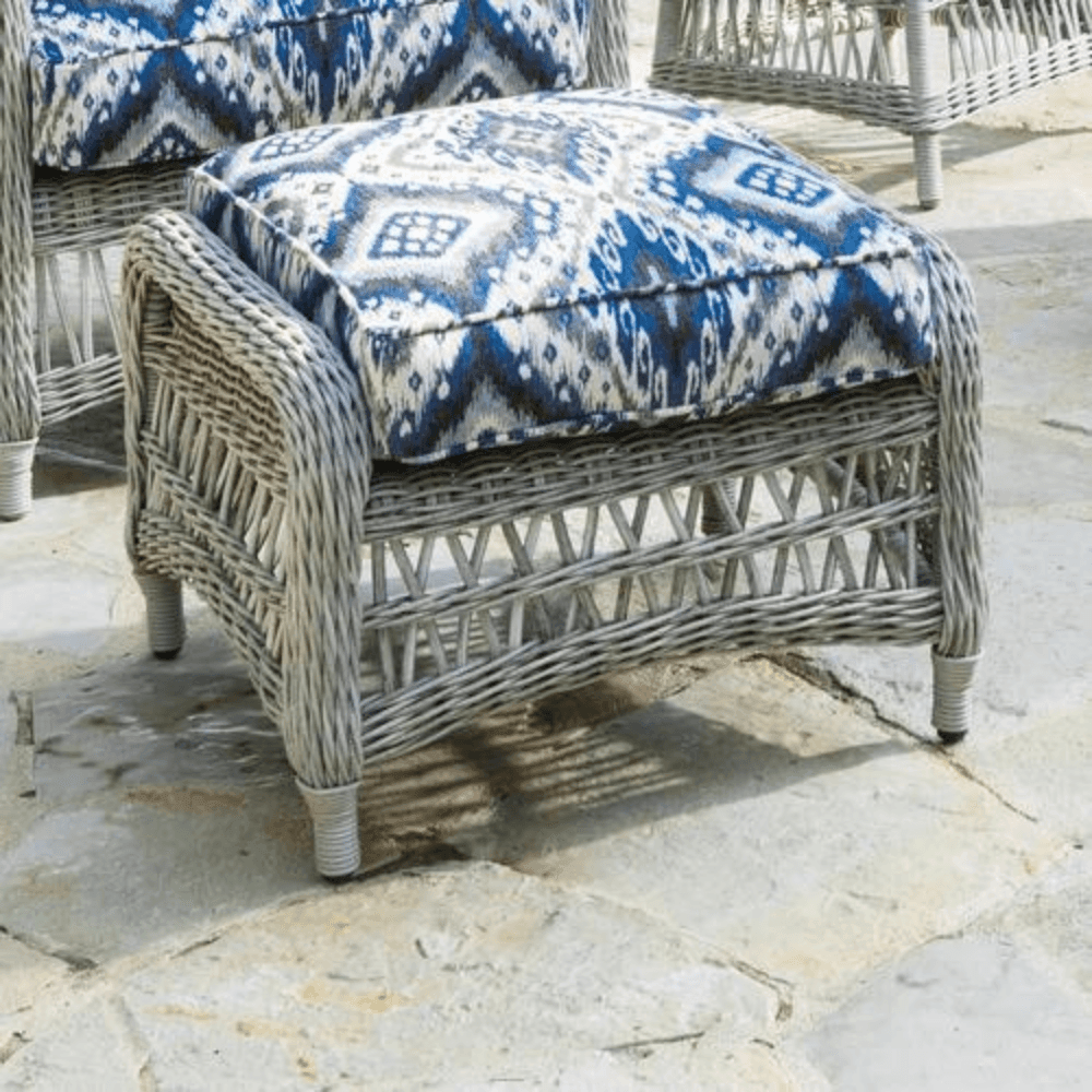 LOOMLAN Outdoor - Mackinac Wicker Patio Furniture Set Loveseat and Lounge Chair Set - Outdoor Lounge Sets