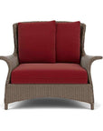 LOOMLAN Outdoor - Mandalay Chair and a Half Premium Wicker Furniture Lloyd Flanders - Outdoor Lounge Chairs