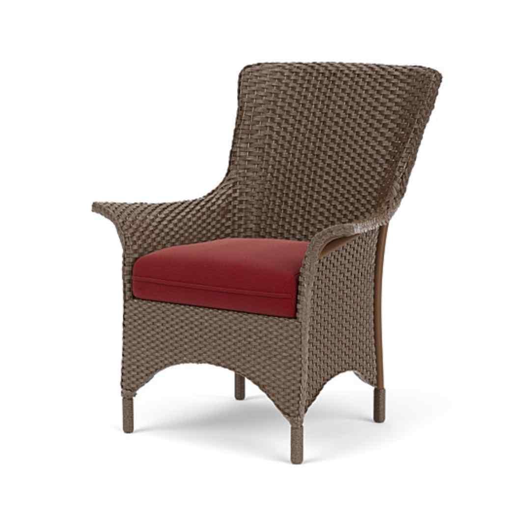 LOOMLAN Outdoor - Mandalay Dining Armchair Premium Wicker Furniture Lloyd Flanders - Outdoor Dining Chairs